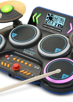 VTech Kidi Star Drum Pad, Black