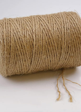 PerkHomy Natural Jute Twine 600 Feet Long Twine String for Crafts Gift Wrapping Packing Gardening Crochet Knitting Macrame Decor (Brown 2mm * 600feet)