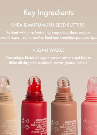 Summer Fridays Lip Butter Balm - Conditioning Lip Mask and Lip Balm for Instant Moisture, Shine and Hydration - Sheer-Tinted, Soothing Lip Care - Vanilla (.5 Oz)