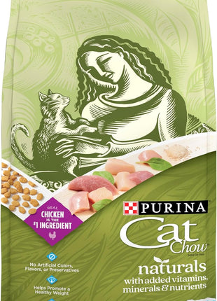 Purina Cat Chow Hairball, Healthy Weight, Indoor, Natural Dry Cat Food, Naturals Indoor - 13 lb. Bag
