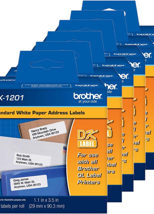 Brother Dk-1201 Die-Cut Standard Address Labels 1.1in X 3.5in