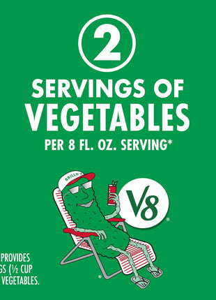 V8 Grillo's Pickles Dill Pickle Bloody Mary Mix, 8 fl oz Can (6 Pack)