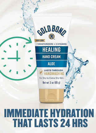 Gold Bond Ultimate Healing Hand Cream, 3 oz., Lasts Through Handwashing