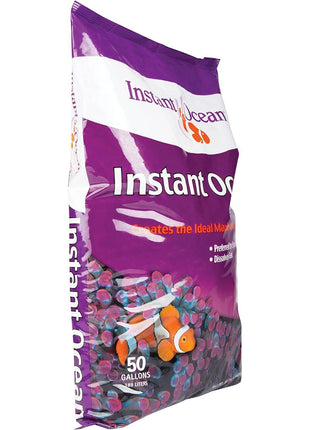 Instant Ocean Sea Salt 50 Gallons, For Marine Aquariums, Fast Dissolving