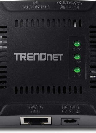 TRENDnet Gigabit PoE Splitter, TPE-104GS, 802.3af, NDAA Compliant, Power a Non-PoE Device up to 100m (328 ft), 5/9/12V DC Power Output, 5 to 5/3.5mm Jumper Cables Included, Black