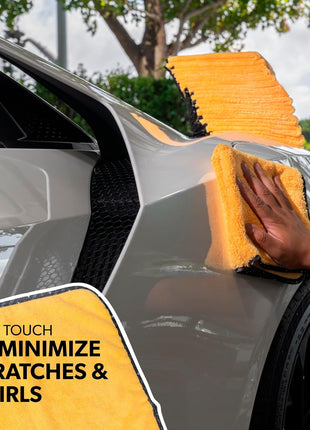 Chemical Guys Professional Grade Premium Microfiber Towels for Cars, Gold, 16 inch x 16 inch, Ultra-Soft and Scratch-Free Car Detailing Cloths for Trucks, Motorcycles, and More - 12 Pack