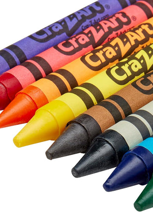 Cra-Z-Art 8ct Jumbo Crayons for Children, Back to School Essential for Ages 3 and Up