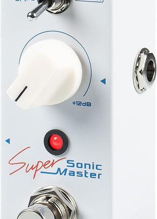 SONICAKE Clean Boost Pedal with Buffer and ? Gain, Mini Pure Boost Guitar Bass Effects Pedal - Sonic Super Master
