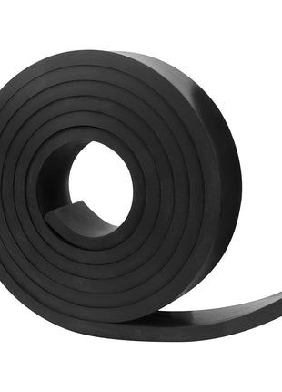 NABOWAN Solid Rubber Strip,Sheets,Rolls 1/8 inch (.125 inch) Thick x 2 inch Wide x 120 inch Long, Thin Neoprene Rubber, Perfect for DIY Rubber Gasket, Weather Stripping, Sealing, Padding, Mat