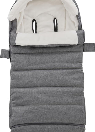Bunting Bag for UPPAbaby Vista, V2, V3, Cruz, V2, V3 RumbleSeat, V2, V3 Ridge, Minu Strollers, Warm and Ultra-Plush Waterproof Stroller Footmuff, Extendable Winter Stroller Cover, Sleeping Bag