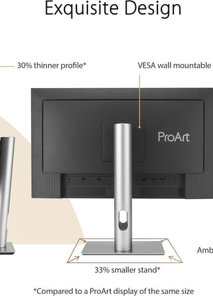 ASUS ProArt Display 14 inch 1080P Portable Touchscreen Monitor (PA148CTV) - Full HD, IPS, 100% sRGB/Rec.709, Color Accuracy ΔE < 2, Calman Verified, USB-C Power Delivery, Micro HDMI, Tripod Socket