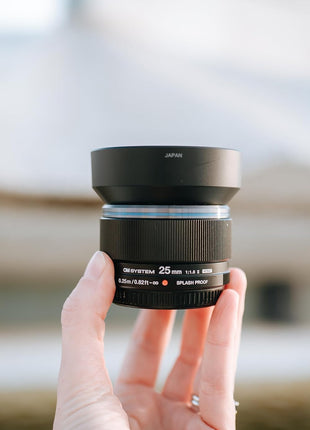 OM SYSTEM Olympus M.Zuiko Digital 25mm F1.8 II for Micro Four Thirds System Camera, Weather Proof, Compact Design, Beautiful Bokeh, Bright | Weather Proof, Compact Design, Beautiful Bokeh