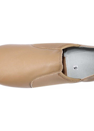 Dynadans Leather Upper Slip-on Jazz Shoe for Girls and Boys (Big Kid/Little Kid/Toddler) 3M Little Kid Brown