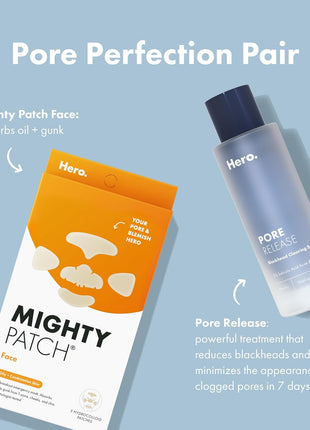 Hero Cosmetics Pore Release Blackhead Clearing Solution, 3.38 Fl Oz | Blackhead Remover Toner; Exfoliating 2% Salicylic Acid Toner Featuring AHA, BHA, and PHA; Acne Treatment