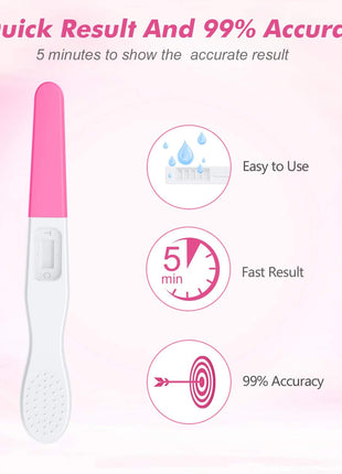 MomMed Midstream Pregnancy Test - Home Pregnancy Test – Early Detection Test, Incredibly Accurate – Super Fast Results – HCG Testing Kit - 6 Pack