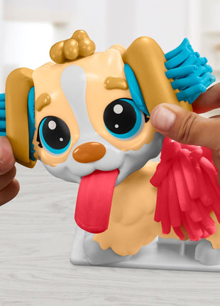 Play-Doh Care 'n Carry Vet Playset for Kids 3 Years and Up with Toy Dog, Storage, 10 Tools, and 5 Modeling Compound Colors, Non-Toxic