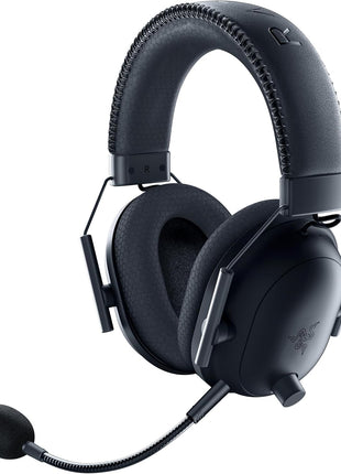 Razer BlackShark V2 Pro Wireless Gaming Headset: Super Wideband Mic - Pro Tuned FPS Profiles - 50mm Drivers - Plush Noise Isolating Earcups - 70 Hr Battery - Bluetooth - for PC, PS5, Switch 2 - Black