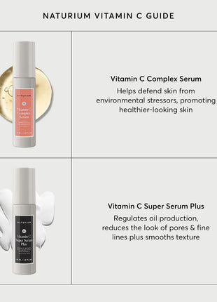 Naturium Vitamin C Complex Serum, Hyaluronic Acid & Vitamin E, 1 fl oz