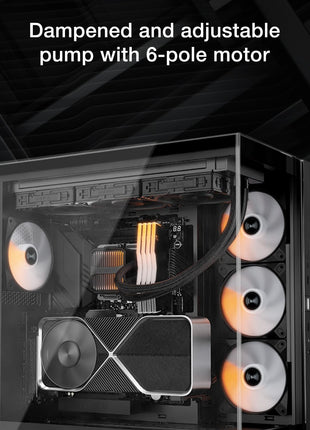 be quiet! Silent Loop 3 360mm CPU AIO Liquid Cooler | 3 Silent Wings 4 120mm PWM High-Speed Fans | Quiet Performance | 6-Pole Motor | Discreet ARGB Lighting | Refillable | Black | BW025