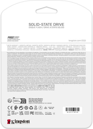 Kingston NV3 1TB M.2 2280 NVMe SSD | PCIe 4.0 Gen 4x4 | Up to 6000 MB/s | SNV3S/1000G