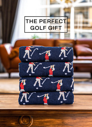 Shanker Golf Socks - Funny Angry Golfer Socks - Funny Golf Gift for Men - 1 Pair per Pack - Size 10-13