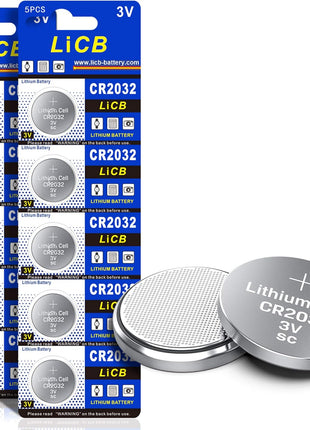 LiCB CR2032 3V Lithium Battery(10 Pack)