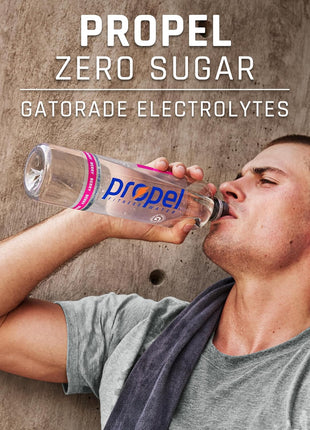 Propel, Kiwi Strawberry, Zero Calorie Sports Drinking Water with Electrolytes and Vitamins C&E, 16.9 Fl Oz (12 Count)