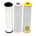 Aquasana Replacement Filter Cartridges for 3-Stage Max Flow Claryum Under Sink Water Filtration System - Filters 99% Of Chlorine - 3 Count - AQ-5300+R