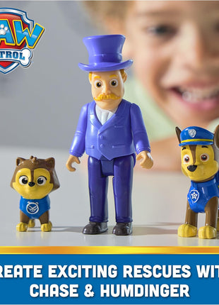 Paw Patrol Chase, Mayor Humdinger & Cat Chase Collectible Figure Pack | 3 Collectible Action Figures, Chase Figure, Mayor Humdinger & Cat Chase Figures, Kids Toys for Boys & Girls Ages 3+