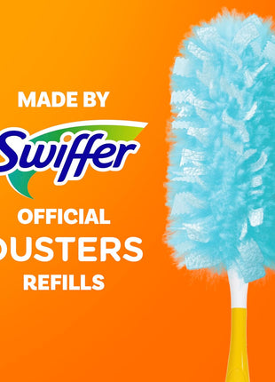Swiffer Dusters Refill for Cleaning, Made by SWIFFER, Feather & Microfiber Duster Disposable Alternative, for Dusting Furniture, Blinds, Ceiling Fans, Walls, Helps Remove Allergens, Unscented, 18ct