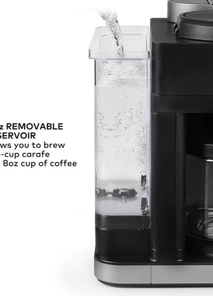 Keurig K-Duo Hot & Iced Single Serve & Carafe Coffee Maker, MultiStream Technology, 72oz Reservoir (Gen 2) | Multistream Tech, Brews K-Cup Pods and Grounds, Brew-over-Ice, Strong and Extra Hot, 6-12 Oz Cups, 6-12 Cup Carafe