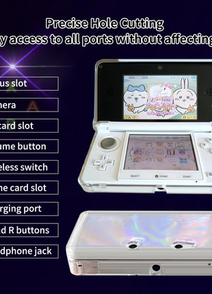 OSTENT Hard Crystal Case Clear Skin Cover Shell for Nintendo 3DS