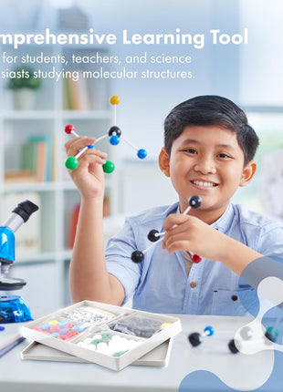 Lessons in Chemistry Model Kit - Old Nobby 239 Pc Molecular Set Organic Chemistry for Students - Complete Molecular Model Kit for STEM, Visualizing Atoms, Bonds and Structures (Pack of 2)