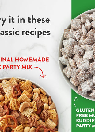 Corn Chex Gluten Free Breakfast Cereal, Homemade Chex Mix Ingredient, Family Size, 18 oz