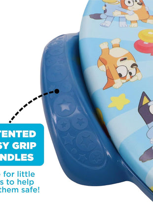 Bluey Soft Potty Seat - Potty Training Toilet Seat, Soft Cushion, Baby Potty Training, Safe, Easy to Clean
