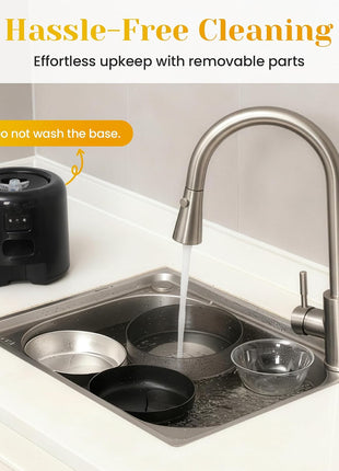 Fansafurn Automatic Cat Feeder with 2K HD Camera, Automatic Dog Feeder with App Control via 2.4G/5G WiFi, Dual Power System & Voice Recording, 4L Food Dispenser for Cats and Small Dogs, Black