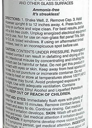 Bullsnot VizABull Glass Cleaner 10899014 Car Window Cleaner and Glass Cleaner Spray - Detail Spray for Auto and Truck 19oz