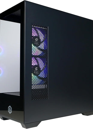 CYBERPOWERPC Gamer Master Gaming PC, AMD Ryzen 5 5500 3.6GHz, Radeon RX 6400 4GB, 16GB DDR4, 500GB PCIe Gen4 SSD, WiFi Ready & Windows 11 Home (GMA3100A)