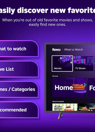 Roku Streaming Stick HD — HD Streaming Device for TV with Roku Voice Remote, Free & Live TV