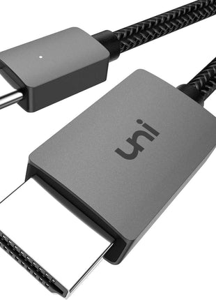 uni USB C to HDMI Cable, [4K, High-Speed] USB Type C to HDMI Cable for Home Office, [Thunderbolt 3/4 Compatible] with Chromebook, MacBook Pro/Air 2023, iPad Pro, iMac, XPS 17, S23-6FT