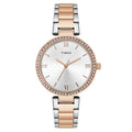 TIMEX Silver Round Dial Analog Women's Watch - TWEL18714