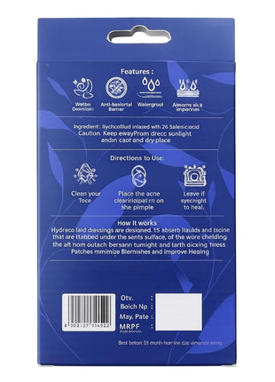 KAII Pimple Patches for Face 72 Hydrocolloid Acne Patches - Zit Patches for Facial Treatments & Masks Effective Hydrocolloid Patch Pimple Patch Roll for Blemish Care, parches para