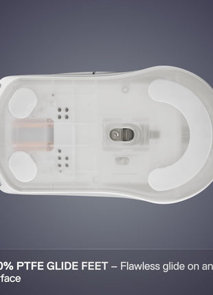 SteelSeries Rival 3 Wireless Gen 2 Gaming Mouse 鈥?2.4GHz and Bluetooth 鈥?18000 DPI TrueMove Air Optical Sensor 鈥?60 Million Click Durability 鈥?Light-Weight 鈥?100% PTFE Feet 鈥?White