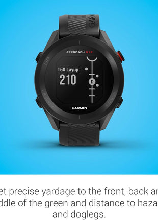 Garmin Approach S12, Easy-to-Use GPS Golf Watch, 42k+ Preloaded Courses, Black, 010-02472-00