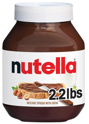 Nutella Hazelnut Spread with Cocoa, Creamy Hazelnut Spread, Breakfast Favorite, 35.3 oz Jar
