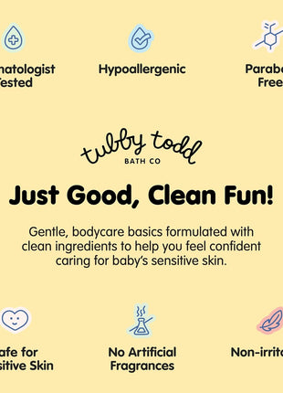 Tubby Todd All Over Ointment, Baby Eczema Cream for Sensitive Skin | Multi-Purpose Baby Skin Relief Cream for Dry Skin, Steroid & Gluten Free, 3.5 oz and 8 oz, 2 Pack, Fragrance Free