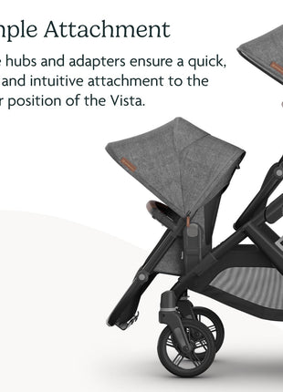 UPPAbaby RumbleSeat V3 Second Lower Seat - Fits Vista V2/V3 - Declan