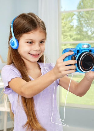 VTech KidiZoom Duo Camera FX Kids Digital Dual Cameras, Blue