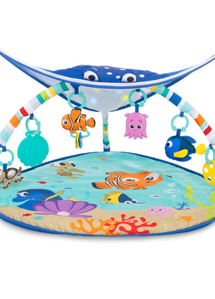 Bright Starts Disney Baby Finding Nemo Mr. Ray Ocean Lights & Music Gym, Ages Newborn +