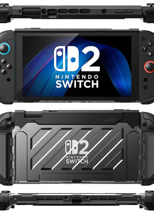 SUPCASE Unicorn Beetle Pro Case for Nintendo Switch 2 2025, [Military-Grade Protection] [Joy Con Remove Friendly] Dockable Integrated Cover Accessories Compatible with Switch 2, Black